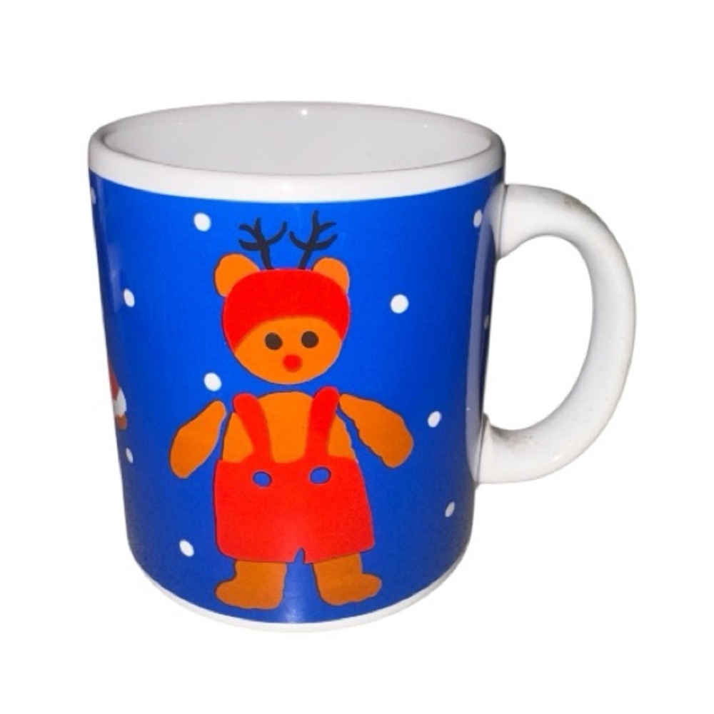 Waechtersbach W. Germany Teddy Bear Christmas Mug